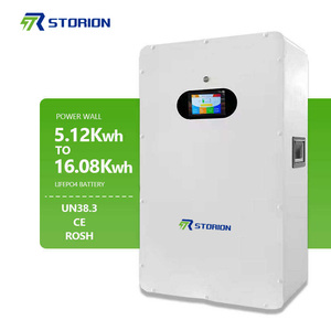 LiFePO4 Pin Lithium Battery Pack di động nhà năng lượng lưu trữ hệ thống năng lượng mặt trời điện gắn trên tường pin lithium - Product Image 1