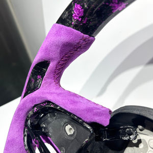 Volant en fibre de carbone forgé violet adapté aux Dodge Challenger Charger RT Durango <span class=keywords><strong>SRT</strong></span> Jeep <span class=keywords><strong>Trackhawk</strong></span> Chrysler 300 - Product Image 5