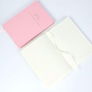 Carnet en tissu personnalisé A5 rose, journaux en tissu à couverture rigide, carnets en <span class=keywords><strong>lin</strong></span> personnalisés à motifs floraux, articles de papeterie fantaisie pour fabricants - Product Image 6