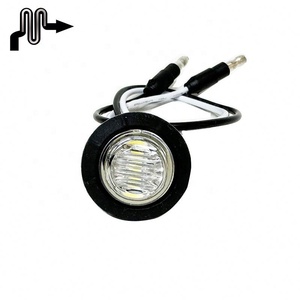 ไฟเลี้ยวข้างทรงกลม LED แบบ ABS พร้อมไฟ LED สำหรับรถยนต์ทุกประเภทที่มีมาตรฐาน DOT สีเหลืองอำพัน ขนาด 3/4 นิ้ว วัสดุ PC 12V สำหรับรถยนต์และรถพ่วง รับประกัน 12 เดือน - Product Image 3