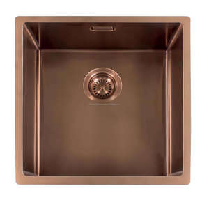 Cheap Price High Quality Solid Rectangular Shape Copper Sink for <b>Kitchen</b> Use With Antique Finishing From Indian Exporters - Product Image 4