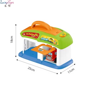 <strong>My</strong> <strong>First</strong> Duty Squad Portable City Track Set with Freewheel Cars Easy Push and Go Toy for Toddlers <strong>on</strong> the Go Travel Play - Product Image 6
