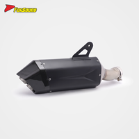 Système d'échappement de moto à prix de gros Forsound Factory, silencieux noir entièrement peint par pulvérisation pour R1300GS, R1200GS, R1250GS