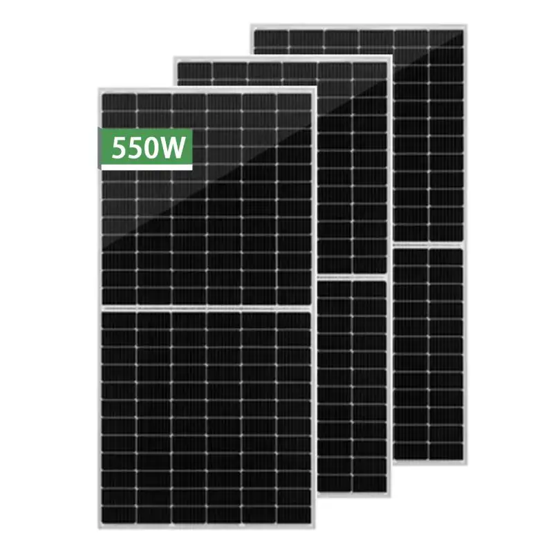 Paneles solares fotovoltaicos, 550 ATT, 550 W ell olar ell, 182mm, 550 vatios