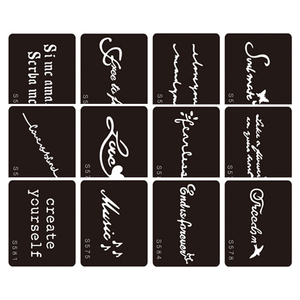 Plantilla de <span class=keywords><strong>Tatuaje</strong></span> de Henna Reutilizable <span class=keywords><strong>con</strong></span> Letras y Palabras al por Mayor, Pintura de <span class=keywords><strong>Tatuaje</strong></span> de Henna de Lujo a Prueba de Agua para Cuerpo y Manos, Maquillaje de Henna, <span class=keywords><strong>Tatuaje</strong></span> Temporal Falso - Product Image 6