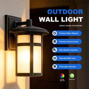 Applique Murale Carrée LED Extérieure <span class=keywords><strong>Chic</strong></span> et Traditionnelle, Durable, IP23 Étanche, en Aluminium, Angle de Faisceau 20°, Lumière du Jour 5000K, pour Jardin et Porche - Product Image 3