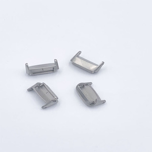 Connecteurs de barre à ressort Fitbit Luxe 12 mm, accessoires de bracelet en métal, ajustement universel, finition polie - Product Image 1