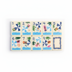 โอ้ มาย ไพ่มาจอง ชุดไพ่มาจองอะคริลิคสีขาวสไตล์อเมริกัน 160 ชิ้น รุ่นซันไชน์ซัมเมอร์ทีธไวท์  รักษาสิ่งแวดล้อม - Product Image 4