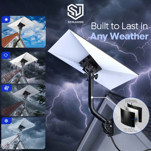 LOGO personnalisé réglable à 360° °   Support mural rotatif Starlink avec adaptateur de tuyau Gen 3 pour kit Internet Starlink Gen 3 Satellite - Product Image 2