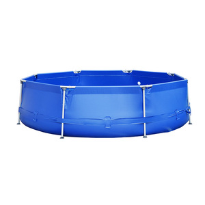 Biểu Tượng Tùy Chỉnh <span class=keywords><strong>10</strong></span> Ft X 30 Inch PVC Gia Đình Trên Mặt Đất Kim Loại Khung Hồ Bơi 200-500L Công Suất 25-29in Thang Chiều Cao Mùa Hè Sân Sau - Product Image 3