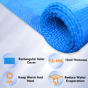 Couverture de <span class=keywords><strong>piscine</strong></span> solaire <span class=keywords><strong>sur</strong></span> <span class=keywords><strong>mesure</strong></span>, imperméable, résistante aux déchirures, isolation thermique, pour <span class=keywords><strong>piscine</strong></span> hors sol ou enterrée - Product Image 6