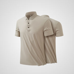 T-Shirt con Logo personalizzato in seta <span class=keywords><strong>di</strong></span> ghiaccio da <span class=keywords><strong>uomo</strong></span> Slim Golf per <span class=keywords><strong>Polo</strong></span> con risvolto senza cuciture camicia a maniche corte con marchio personalizzato - Product Image 6