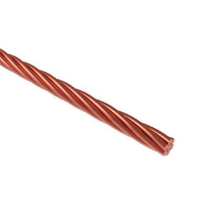 Earth Rod Grounding Wire Pure Copper Earth Cable Copper Conductor PVC Insulated High Voltage Underground 1 Core 1*0.5mm