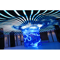 Écrans modulaires TOPvision Led matrix, écran publicitaire cylindrique, écran LED d'intérieur, panneaux d'affichage LED flexibles