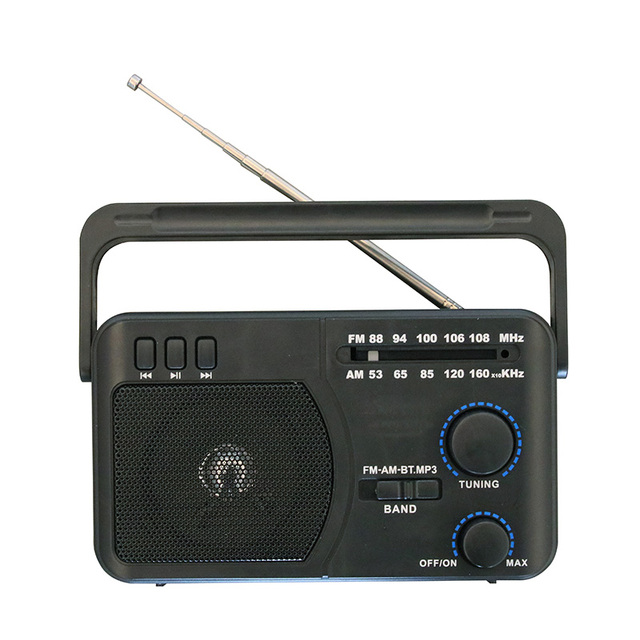 SG- 617BT Factory Radio AM/FM 2 Bands Portable Rechargeable Music Player Radio With Wireless Speaker Real Transformer