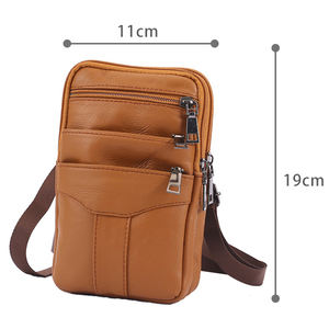 Nouveau sac à bandoulière en cuir pour <span class=keywords><strong>hommes</strong></span> sac de taille bandoulière réglable conception durable à la mode - Product Image 2