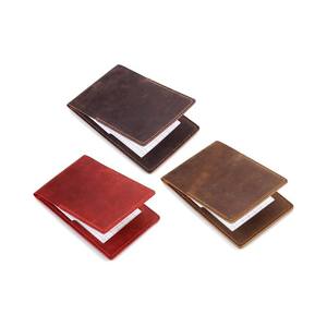 Nouvelle conception, couverture de carnet de scores personnalisée avec logo, en cuir, vierge, gravable au laser, porte-cartes de scores de golf - Product Image 2