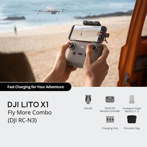 D JI Lito X1 Fly More Combo (D JI RC-N3) 249g Caméra HD 4K Transmission vidéo O4 Quadricoptère pliable D JI Nouveau <span class=keywords><strong>drone</strong></span> Drones <span class=keywords><strong>pas</strong></span> chers - Product Image 1