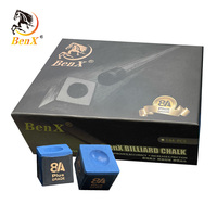 Vente en gros d'usine - Craie de billard et de snooker BenX KC101 8A Plus, performance optimale, 144 pièces