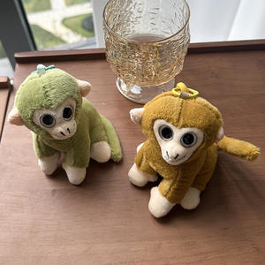 Pequeño lindo muñeco <span class=keywords><strong>de</strong></span> peluche mono colgante <span class=keywords><strong>llavero</strong></span> mochila decoración juguete <span class=keywords><strong>de</strong></span> peluche - Product Image 4