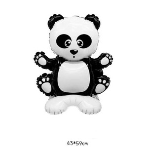 Globos de Aluminio con Forma de Animales de Dibujos Animados en 3D: Dinosaurio, Panda, Conejo, Mono, para Decoración de Fiestas de Cumpleaños, Baby Shower, Safari en la Selva, Zoológico - Product Image 4