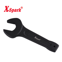 Clé à douille à tête ouverte de qualité industrielle X-SPARK, robuste et résistante |   DIN 133 |   40 Acier chromé |   Forgé à la presse |   avec trou de suspension