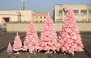 150cm <strong>Xmas</strong> <strong>Tree</strong> Pink Color Party Home Decorations Outside Artifical Flocked INS Style <strong>Mini</strong> MOQ Fast Delivery Pink Christmas <strong>Tree</strong> - Product Image 3