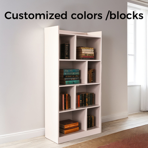 Libreria in Metallo Stile Moderno per Casa e Ufficio, Mobile <span class=keywords><strong>Verticale</strong></span> in Acciaio con Massimo Spazio di Archiviazione, Accessorio Salvaspazio per Soggiorno - Product Image 5