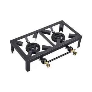 Outdoor portable Angle stove Cast iron cooker