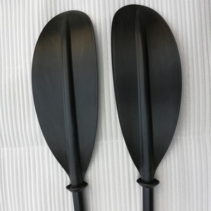 Pagaie de randonnée légère en 4 parties, 4 sections, avec pales en plastique et fibre de verre mélangées, pour kayak et bateau - Product Image 6