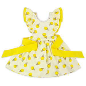 32 Idea Australia Vêtements pour bébé en coton biologique à imprimé floral numérique vintage, manches courtes, élégants, longueur genou, pour filles - Product Image 4