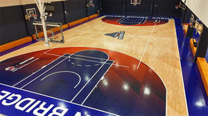 Suelo de Madera Maciza de Arce Merry Mars para Canchas de Baloncesto, Canchas de Fútbol Sala, Uso en Interiores, Absorción de Impactos, Resistente al Fuego, Duradero - Product Image 6