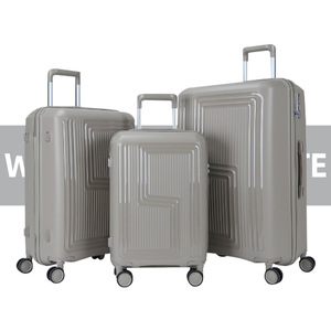 ชุดกระเป๋าเดินทาง PP ขนาด 20 24 28 นิ้ว ล้อหมุน น้ำหนักเบา ทนทาน กระเป๋าเดินทางแบบลากสำหรับเดินทาง Unisex - Product Image 3