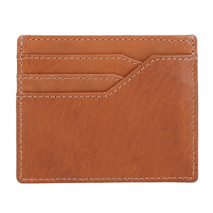 Porte-cartes en cuir de style vintage, fourni directement par l'usine, en cuir véritable souple, design élégant et minimaliste, disponible à la vente - Product Image 6
