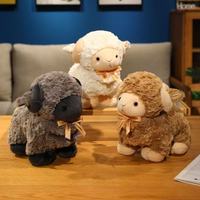 Nouvelle Peluche Mouton Bouclé en Laine de Simulation, Jouet en Peluche Kawaii, Dessin Animé, Anime, Mignon, Cadeau de Fêtes Amusant, 31cm-50cm, 14+