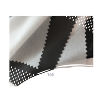 Tissu Polyester tissé à entrelin pour col, chemise, vêtement en mousseline de soie, robe et pantalon, chaussures 50D 75D 100D, prix d'usine, 100%