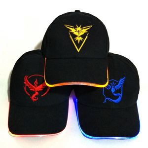 New Bar Concert Neon Party Supplies Custom Printing Logo LED Luminous Cap Glow in the Dark Baseball Cap <b>Sunscreen</b> Hat - Product Image 1