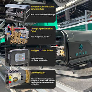 Máquina <span class=keywords><strong>de</strong></span> Limpieza <span class=keywords><strong>de</strong></span> Alta Presión BG6/15 2175PSI 150Bar |   3.0KW <span class=keywords><strong>de</strong></span> Entrada, 2.2KW <span class=keywords><strong>de</strong></span> Salida, 220V, 50Hz, 1400RPM |   Motor <span class=keywords><strong>de</strong></span> Cobre para Lavado <span class=keywords><strong>de</strong></span> <span class=keywords><strong>Autos</strong></span> - Product Image 4