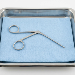 Pinces auriculaires micro en acier inoxydable à pointe fine pour implants dentaires, instruments chirurgicaux ORL de classe I, à commande manuelle, CE ISO - Product Image 1