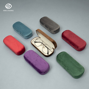 <span class=keywords><strong>2025</strong></span> New quang học trường hợp kính trường hợp khó khăn Kính đọc sách nhung <span class=keywords><strong>Eyewear</strong></span> boxs biểu tượng tùy chỉnh thương hiệu kính mát trường hợp - Product Image 2