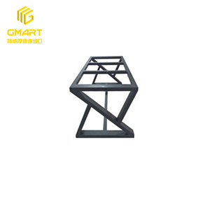 Fixation moins chère sphérique incurvée 5cm en alliage de zinc or brossé pieds de meubles de salon avec une charge élevée - Product Image 3