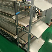Machine manuelle de nettoyage de fumier pour poulailler, système d'élimination des déchets pour l'équipement des cages à poules pondeuses