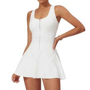 Neues Design Einteiliges Tennis kleid Sportswear Frauen Yoga Fitness Kleidung Sport Kurzer Rock - Product Image 1
