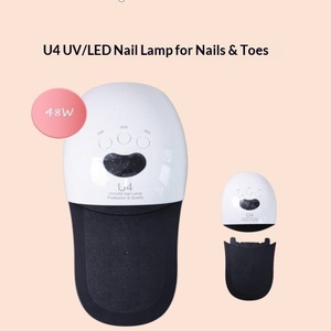 Lampe à ongles UV/LED U4 avec repose-pieds détachable, 3 réglages de minuterie (30/60/90S), écran LCD, idéale pour la manucure des mains et des pieds - Product Image 2