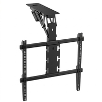 Support de télévision motorisé intelligent avec fonction de levage, abaissement et rotation, pour meuble et plafond, avec éclairage LED intégré