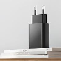 Adaptateur de chargeur USB C PD 20W, chargeur mural rapide PD20W GaN Cube EU avec certification GS/CE