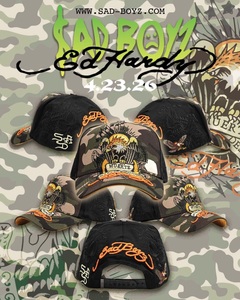 หมวกแก๊ปทรง 5 แผง สไตล์ใหม่ ปี 2026 หรูหรา วินเทจ ลายด็อบบี้ ปัก 3 มิติ HARDY X SAD BOYZ <span class=keywords><strong>ED</strong></span> ลายชาติพันธุ์ แบบ Snapback สปอร์ต ฮิปฮอป - Product Image 2