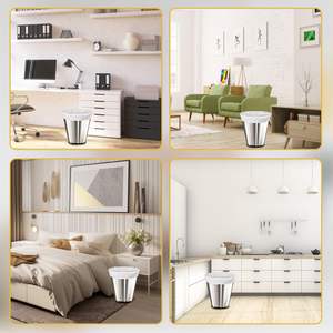 Bolsas de Basura Biodegradables Desechables de Boca Ancha, Forros para Contenedores de Basura, Sin Perfume, Reciclables, para Baño, Cocina, Dormitorio y Limpieza - Product Image 5