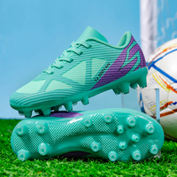 Chaussures de football à crampons longs en TPU pour enfants unisexes, directement de l'usine |   Chaussures de football toutes saisons pour l'entraînement, utilisables en hiver et en été