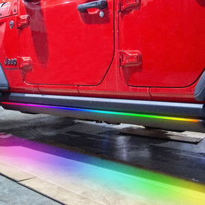 Estribo Lateral Eléctrico Automático con Luz Led para Jeep Wrangler JL 4 Puertas Sahara <span class=keywords><strong>Rubicon</strong></span> 2018-2025 - Product Image 3